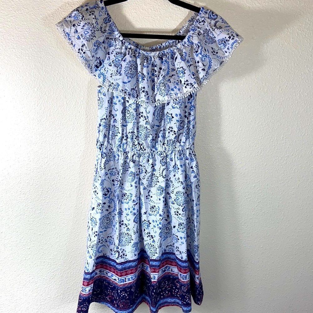 Faded Glory 💯 Cotton Dress Size S (4-6)